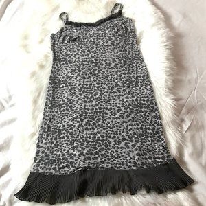 3/$25 Per Una spaghetti strap animal print dress